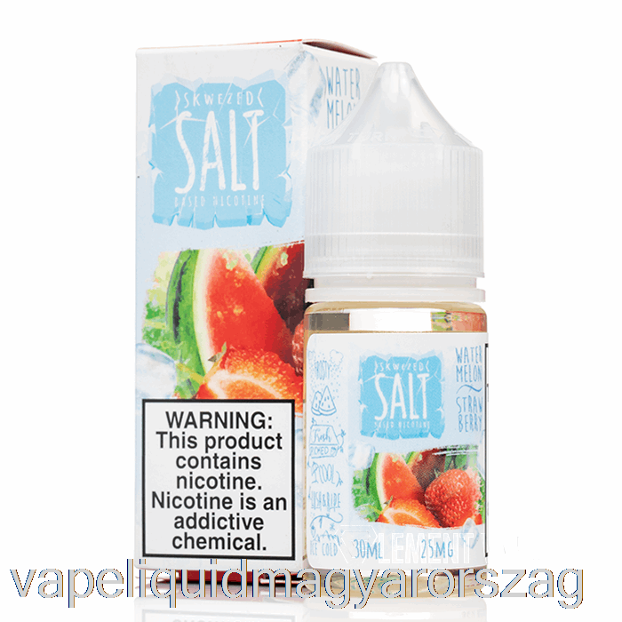 Jeges Görögdinnye Eper - Szelet Sók - 30 Ml 25 Mg Vape Folyadék